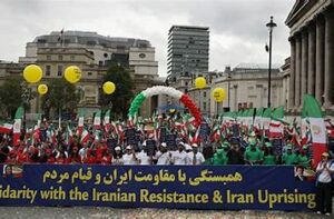 Grande manifestation d’Iraniens à Londres